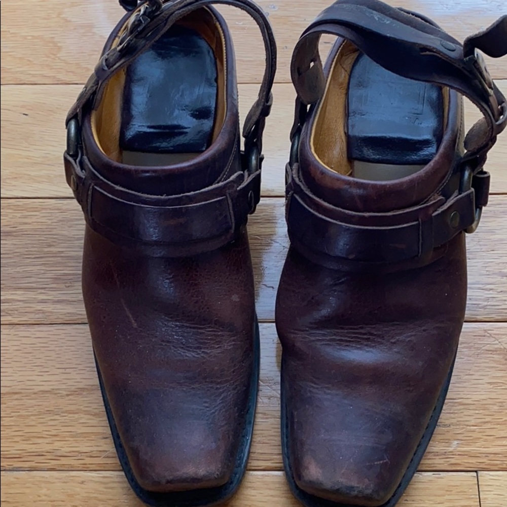 Authentic Frye leather clogs